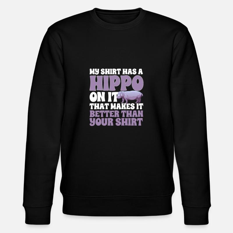 Hippopotame Hippopotame - Sweat bio CHANGER Stanley/Stella Unisexe - noir