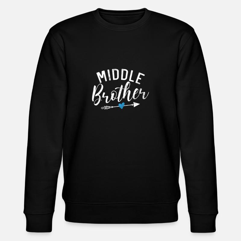 Cadeaux du frère du milieu - Sweat bio CHANGER Stanley/Stella Unisexe - noir