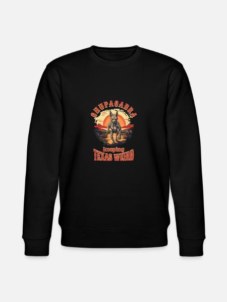Cryptozoologists Chupacabra Creatures Funny - Stanley/Stella CHANGER Unisex Organic Sweatshirt - black