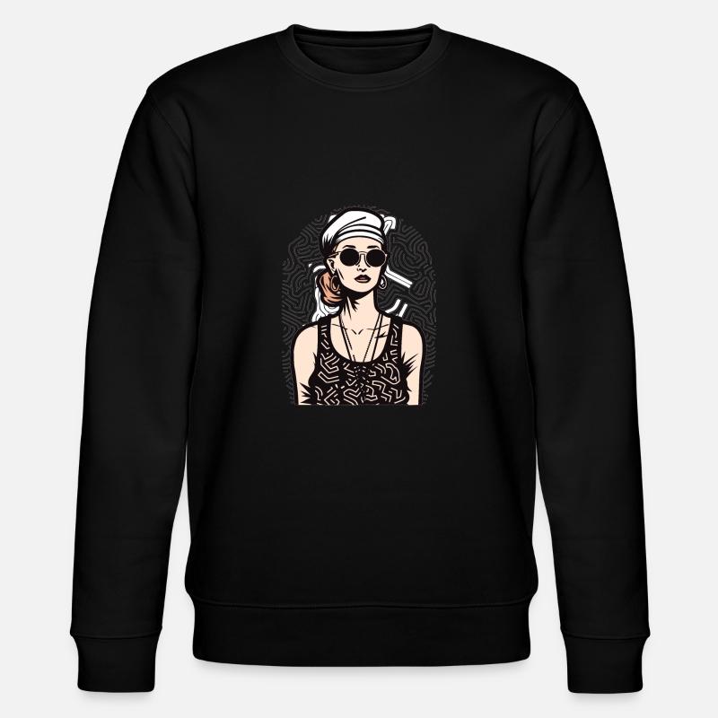 Frau - Stanley/Stella Unisex Bio-Sweatshirt CHANGER  - Schwarz