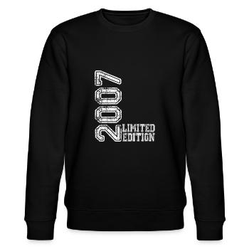 Limited Edition 2007 - Stanley/Stella Unisex Bio-Sweatshirt CHANGER  - Schwarz - Vorne - Nik (191cm) & Marisol (170cm)