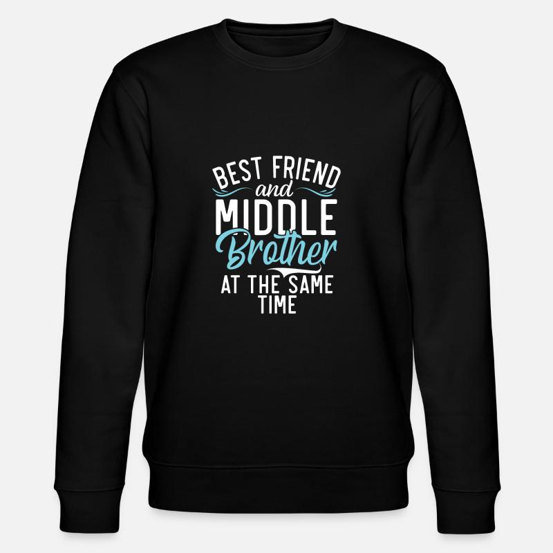 Cadeaux du frère du milieu - Sweat bio CHANGER Stanley/Stella Unisexe - noir