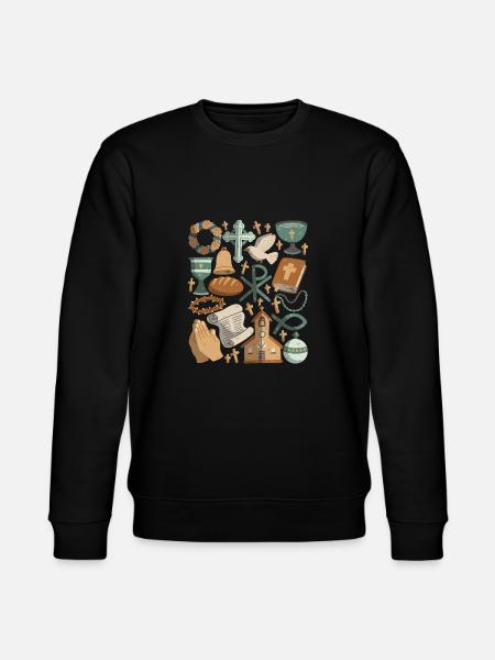 Christianity - Stanley/Stella CHANGER Unisex Organic Sweatshirt - black