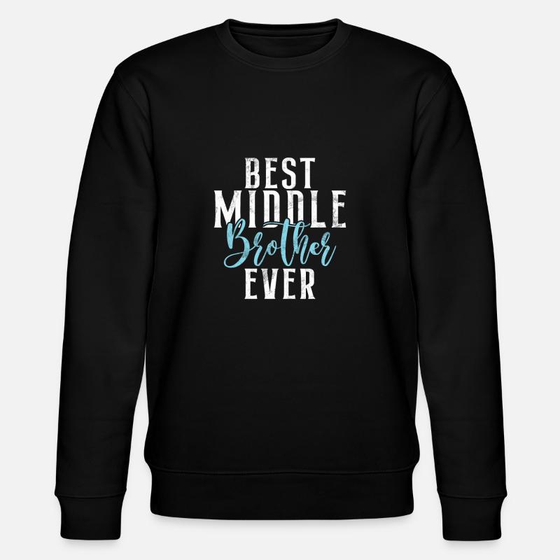 Cadeaux du frère du milieu - Sweat bio CHANGER Stanley/Stella Unisexe - noir