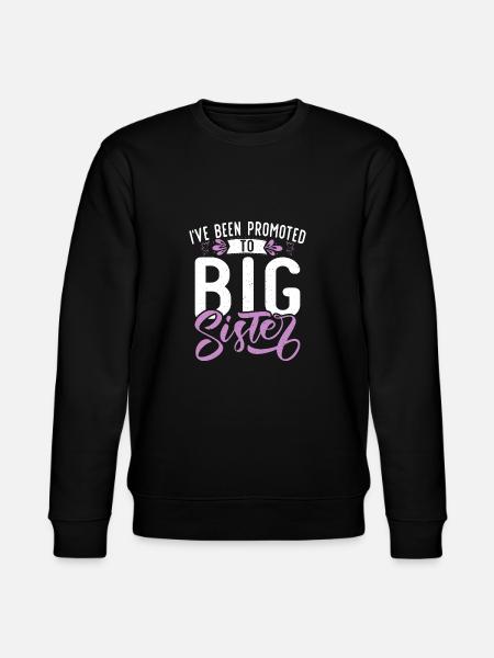 Big Sister Gift - Stanley/Stella CHANGER Unisex Organic Sweatshirt - black