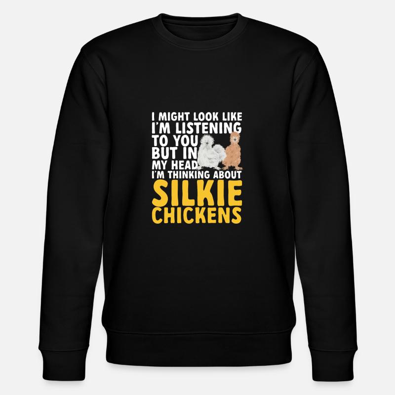 Seidenhuhn Poulet soyeux - Sweat bio CHANGER Stanley/Stella Unisexe - noir