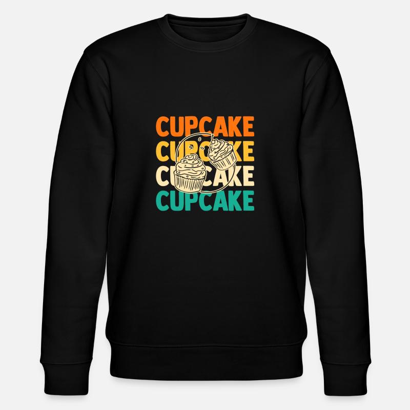 Baking Cupcakes - Stanley/Stella CHANGER Unisex Organic Sweatshirt - black