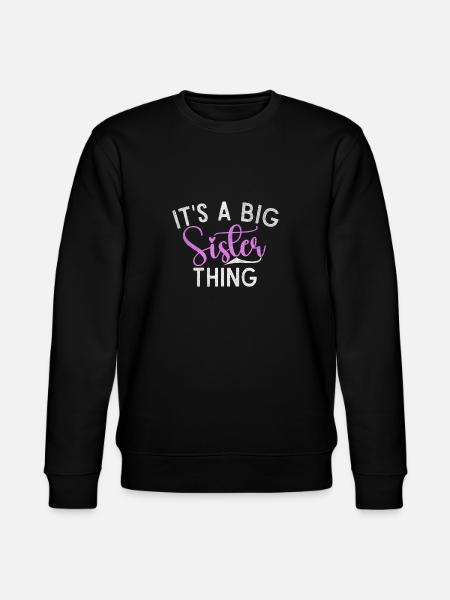 Sister Gifts - Stanley/Stella CHANGER Unisex Organic Sweatshirt - black
