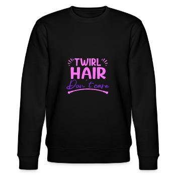 Bâton Twirling Twirl cheveux Don’t Care bâton cadeaux - Sweat bio CHANGER Stanley/Stella Unisexe - noir - Devant - Nik (191cm) & Marisol (170cm)