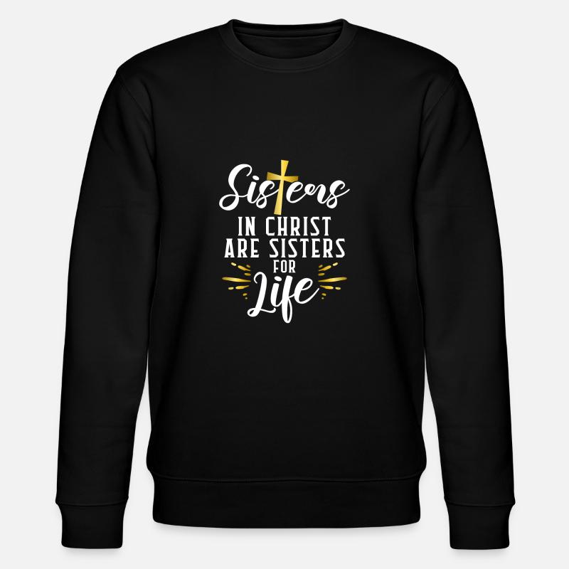 Sister Gifts - Stanley/Stella Unisex Bio-Sweatshirt CHANGER  - Schwarz