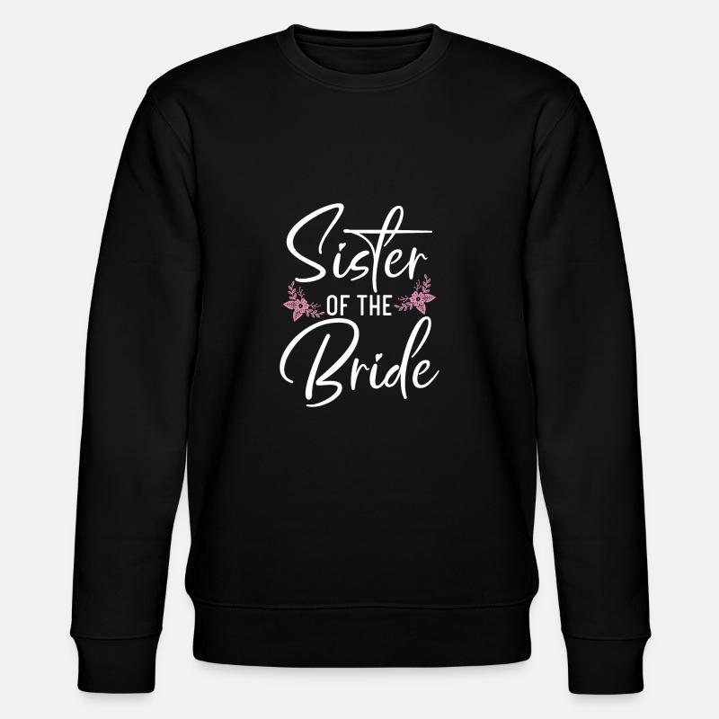 Sister Gifts - Stanley/Stella Unisex Bio-Sweatshirt CHANGER  - Schwarz