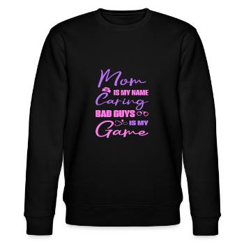 Soins infirmiers correctionnels maman mon nom soins jeu cadeau - Sweat bio CHANGER Stanley/Stella Unisexe - noir - Devant - Nik (191cm) & Marisol (170cm)