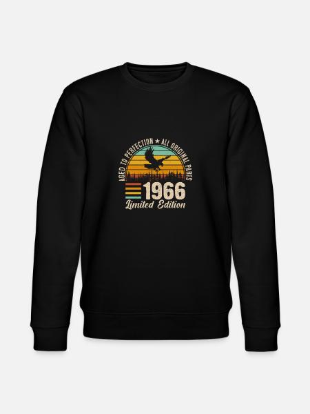1966 Birthday Jubilee 58 Years - Stanley/Stella CHANGER Unisex Organic Sweatshirt - black