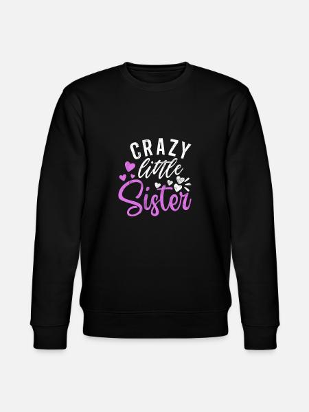 Little Sister Gifts - Stanley/Stella CHANGER Unisex Organic Sweatshirt - black