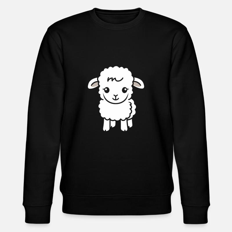 Bébé mouton petit brebis - Sweat bio CHANGER Stanley/Stella Unisexe - noir