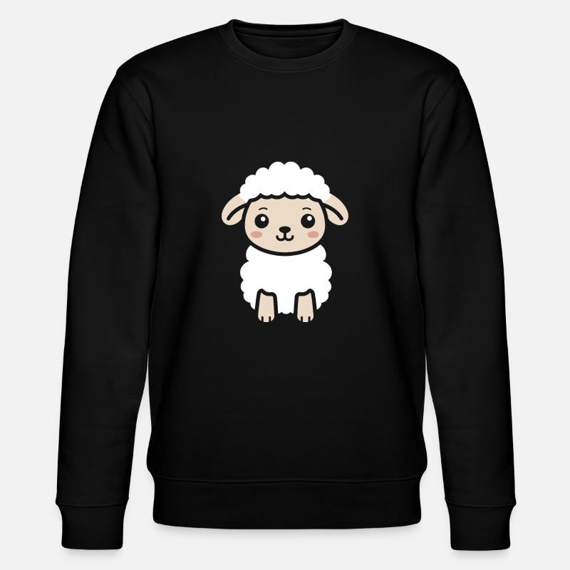 Bébé mouton petit brebis - Sweat bio CHANGER Stanley/Stella Unisexe - noir