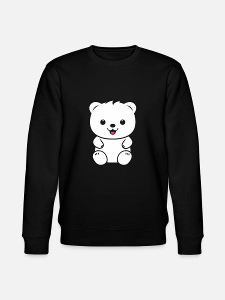 Little teddy bear teddy bear - Stanley/Stella CHANGER Unisex Organic Sweatshirt - black