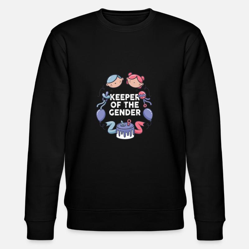 Hüter des Geschlechts - Stanley/Stella Unisex Bio-Sweatshirt CHANGER  - Schwarz