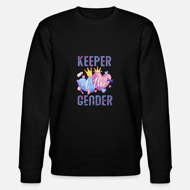 Hüter des Geschlechts - Stanley/Stella Unisex Bio-Sweatshirt CHANGER  - Schwarz