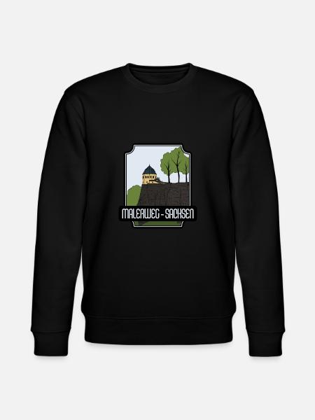 Malerweg - Saxony - Stanley/Stella CHANGER Unisex Organic Sweatshirt - black