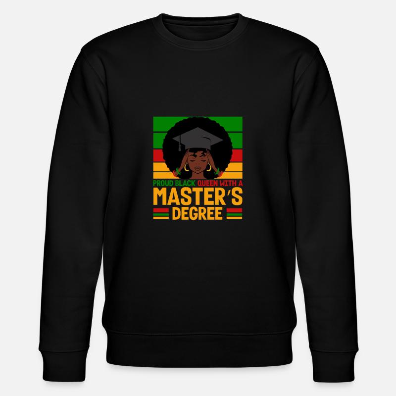 Master's Degree Studies Master's Degree - Stanley/Stella CHANGER Unisex Organic Sweatshirt - black