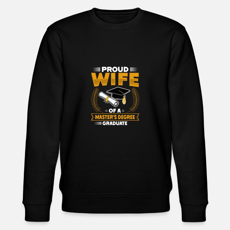 Master's Degree Studies Master's Degree - Stanley/Stella CHANGER Unisex Organic Sweatshirt - black