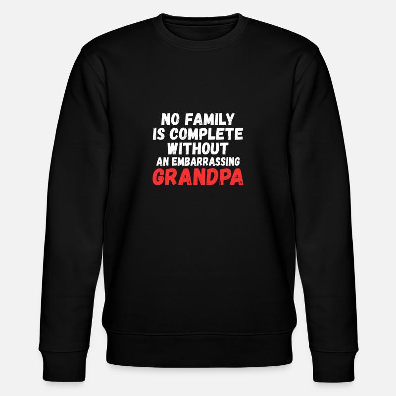 Cadeaux grand-père - Sweat bio CHANGER Stanley/Stella Unisexe - noir