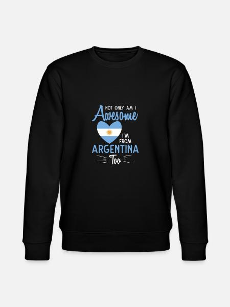 funny argentina saying print - Stanley/Stella CHANGER Unisex Organic Sweatshirt - black