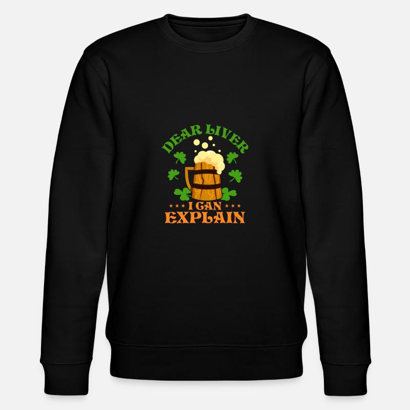Dear Liver I Can Explain - Stanley/Stella Unisex Bio-Sweatshirt CHANGER - Schwarz