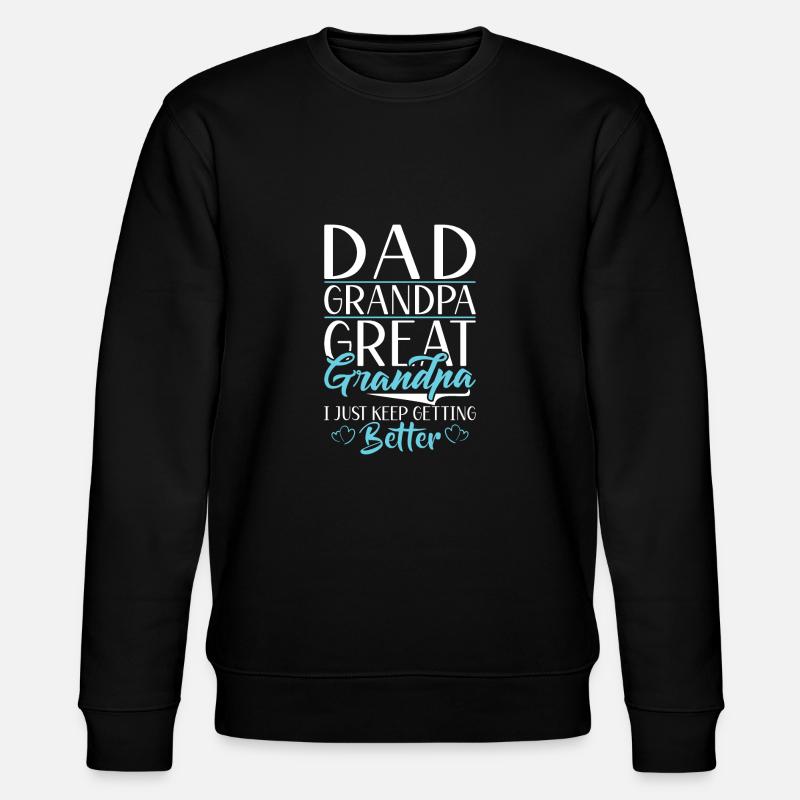 Cadeaux arrière-grand-père - Sweat bio CHANGER Stanley/Stella Unisexe - noir