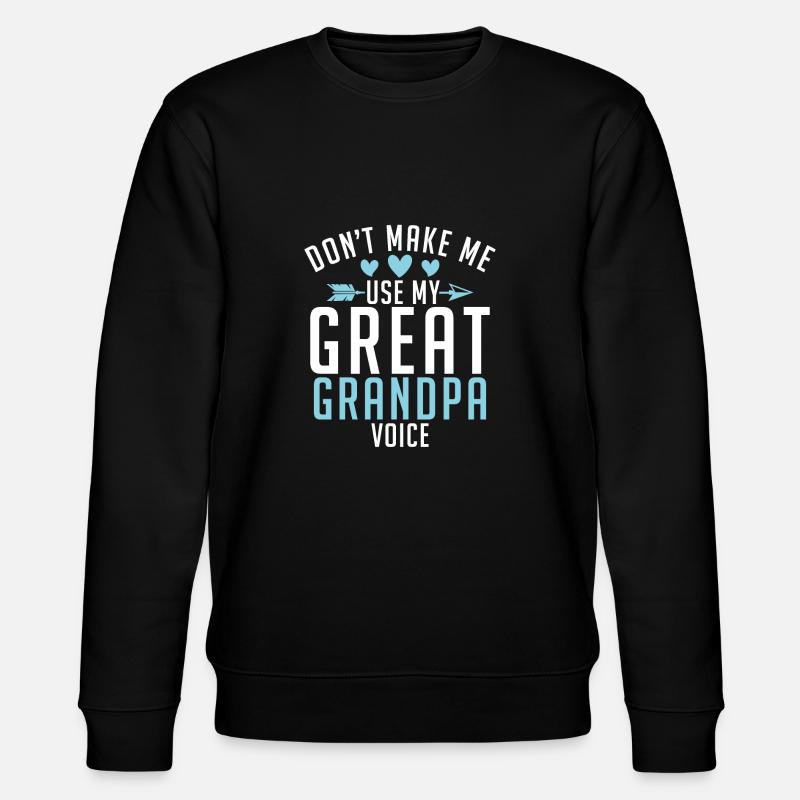 Cadeaux arrière-grand-père - Sweat bio CHANGER Stanley/Stella Unisexe - noir