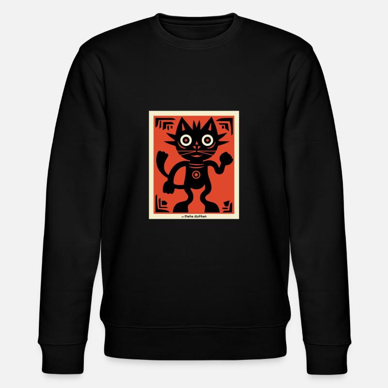 Chat d’art moderne - Sweat bio CHANGER Stanley/Stella Unisexe - noir
