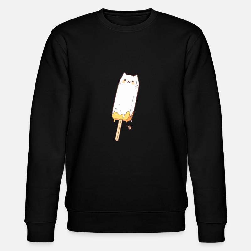 Un chat popsicle mignon - Sweat bio CHANGER Stanley/Stella Unisexe - noir