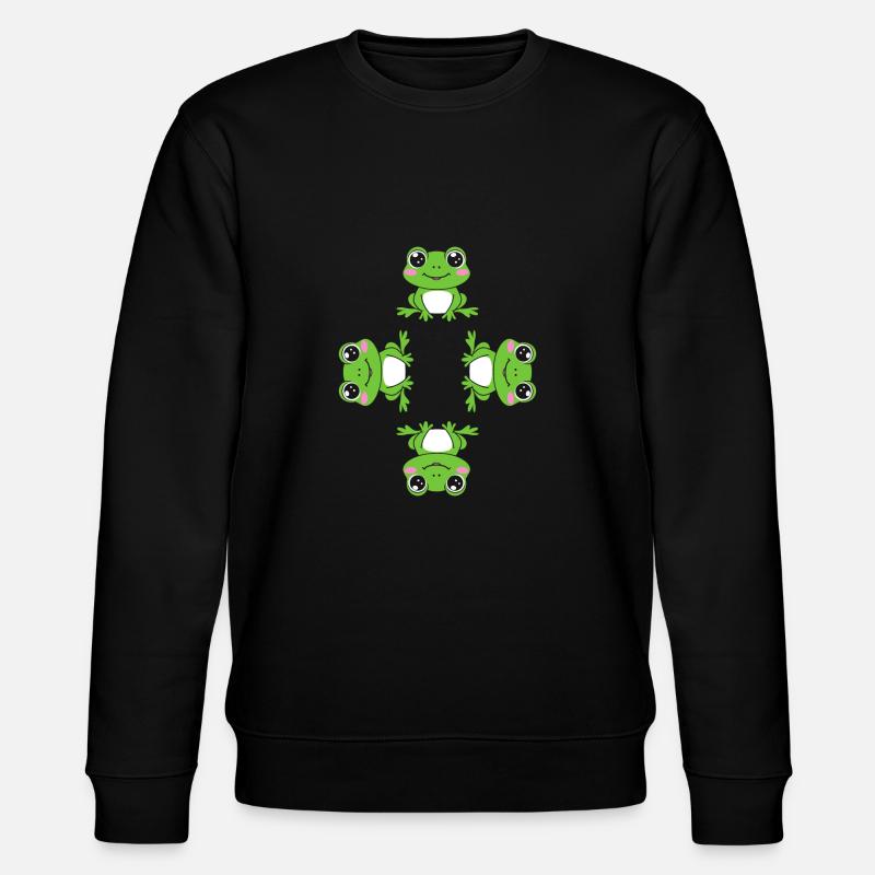 Petite grenouille - Sweat bio CHANGER Stanley/Stella Unisexe - noir