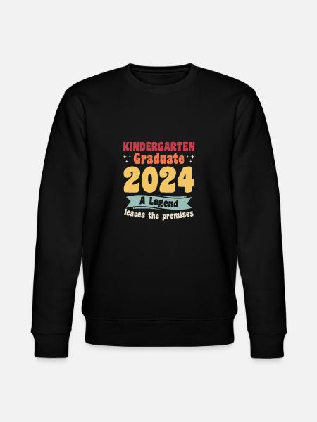 Proud Kindergarten Graduate 2024 - Stanley/Stella CHANGER Unisex Organic Sweatshirt - black