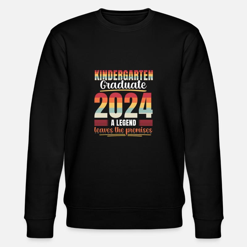 Stolzer Kindergartenabgänger 2024 - Stanley/Stella Unisex Bio-Sweatshirt CHANGER - Schwarz