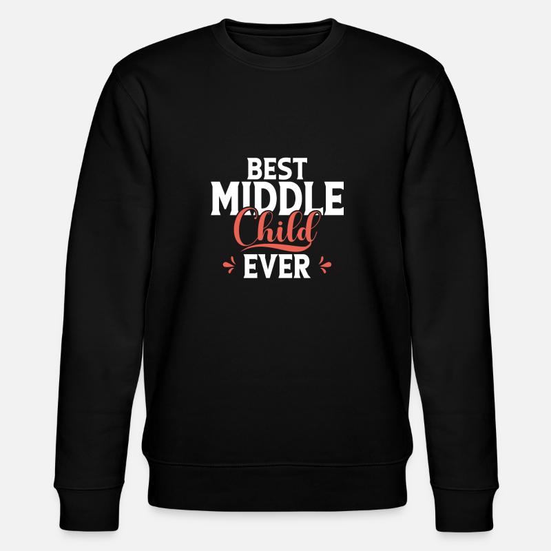 Cadeaux d’enfant du milieu - Sweat bio CHANGER Stanley/Stella Unisexe - noir