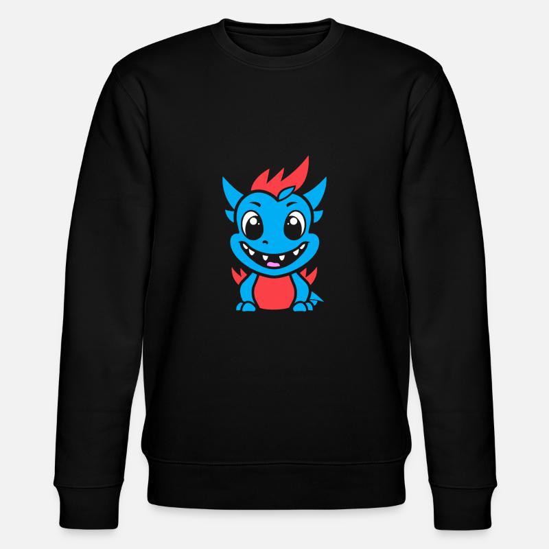 Bébé dragon - Sweat bio CHANGER Stanley/Stella Unisexe - noir