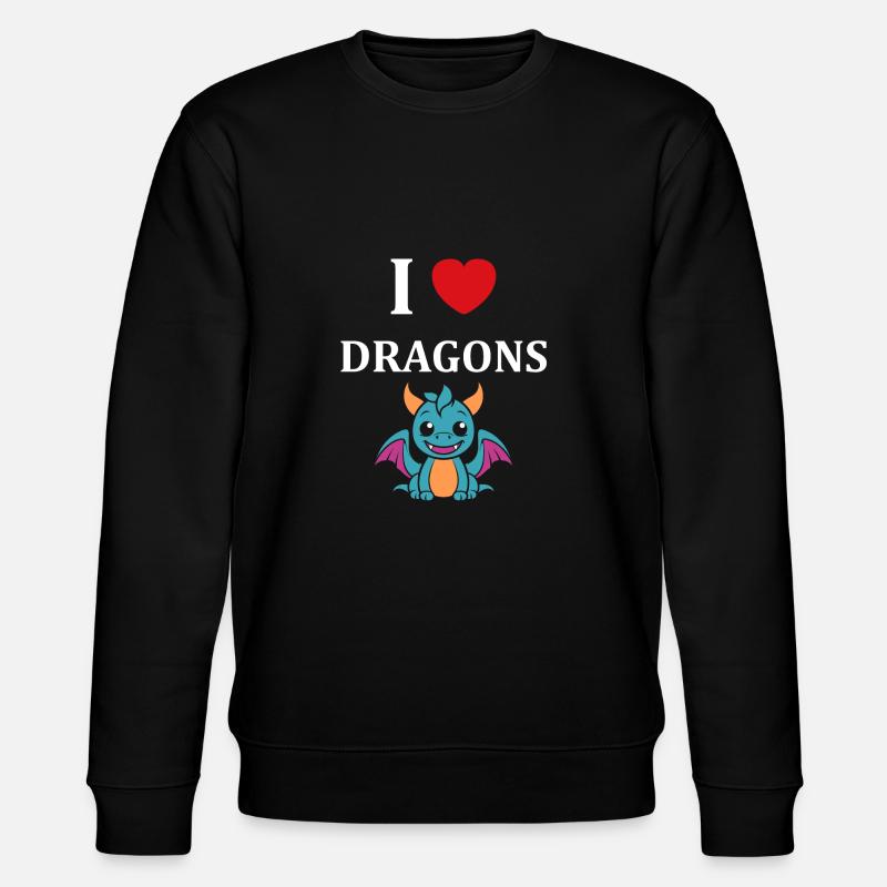 Bébé dragon - Sweat bio CHANGER Stanley/Stella Unisexe - noir