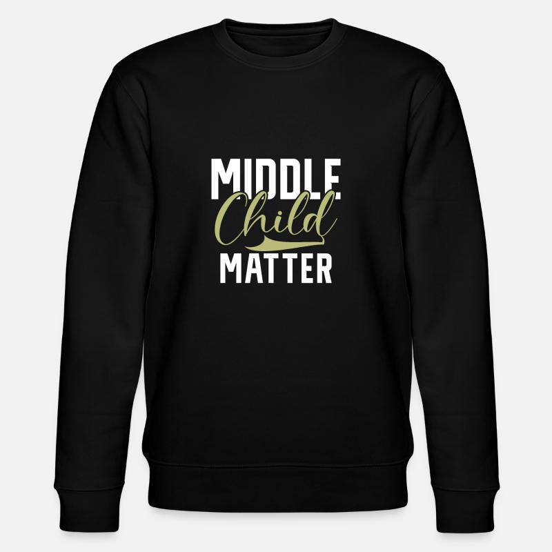 Cadeaux d’enfant du milieu - Sweat bio CHANGER Stanley/Stella Unisexe - noir