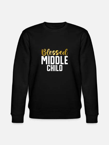 Middle Child Gifts - Stanley/Stella CHANGER Unisex Organic Sweatshirt - black