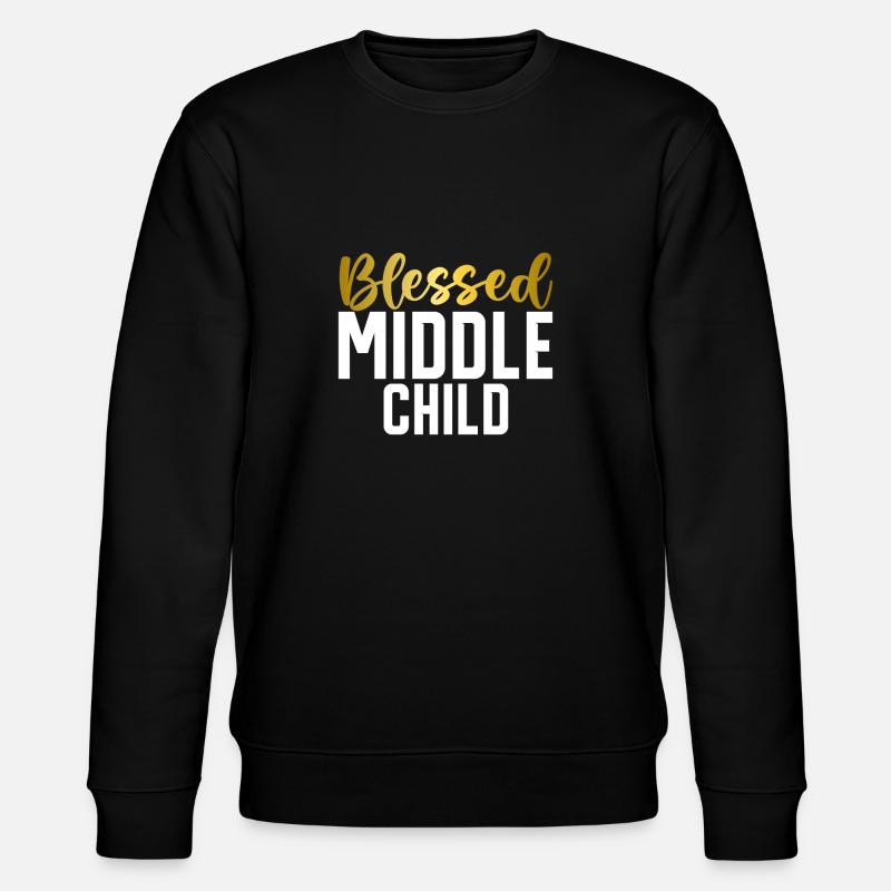 Cadeaux d’enfant du milieu - Sweat bio CHANGER Stanley/Stella Unisexe - noir