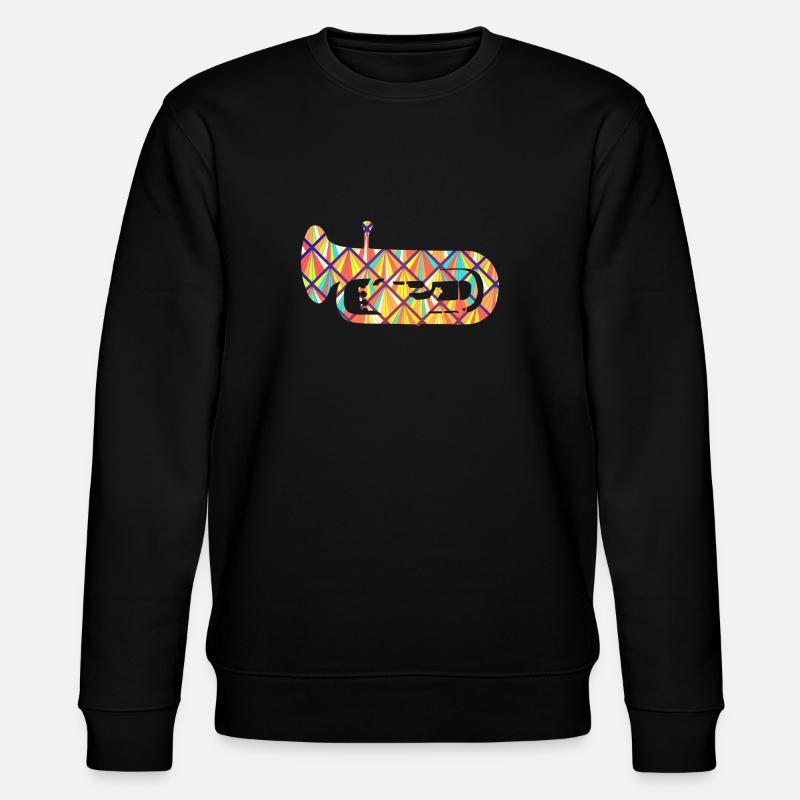 Euphonium Geometric - Stanley/Stella CHANGER Unisex Organic Sweatshirt - black