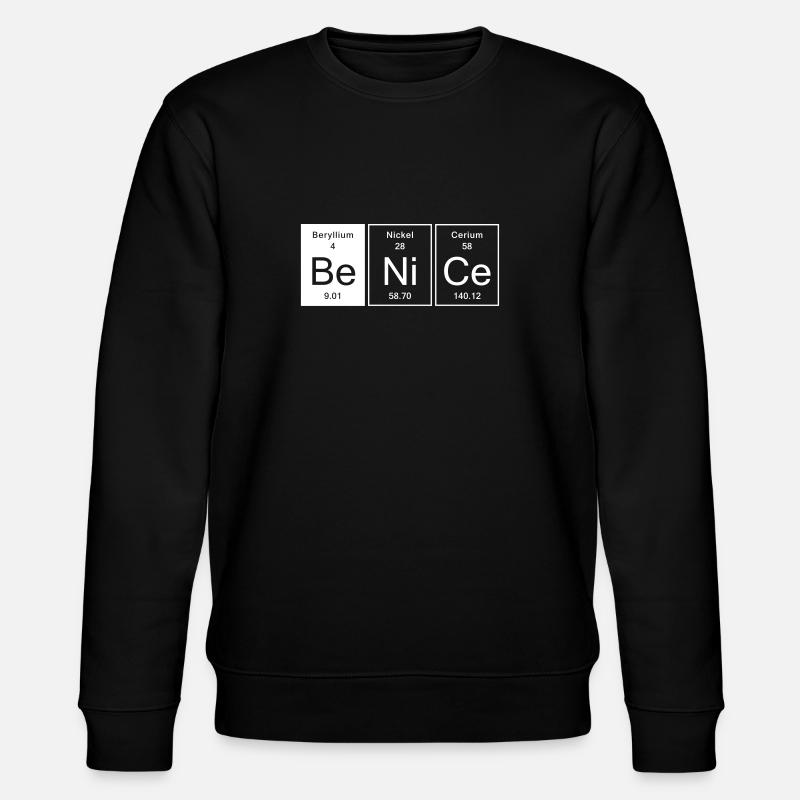 Nice - Be Nice - Sweat bio CHANGER Stanley/Stella Unisexe - noir