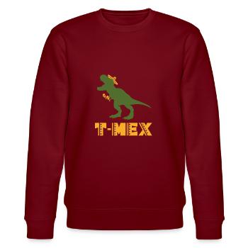 dinosaure - Sweat bio CHANGER Stanley/Stella Unisexe - bordeaux - Devant - Nik (191cm) & Marisol (170cm)