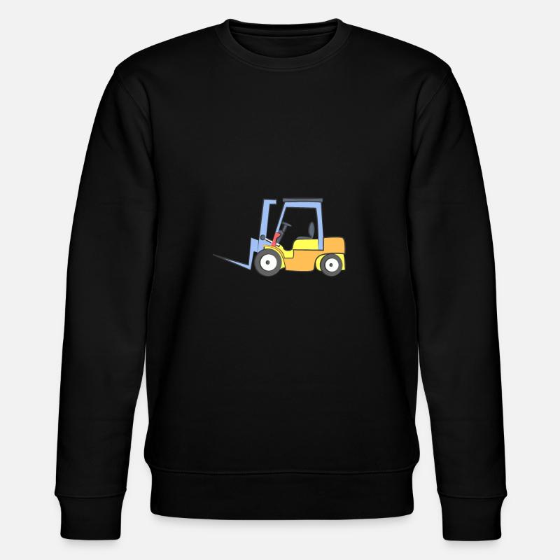 Cooler Gabelstapler - Stanley/Stella Unisex Bio-Sweatshirt CHANGER  - Schwarz