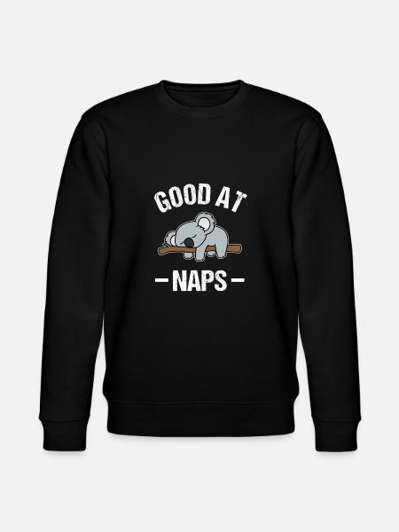 Koala Good At Naps - Stanley/Stella CHANGER Unisex Organic Sweatshirt - black