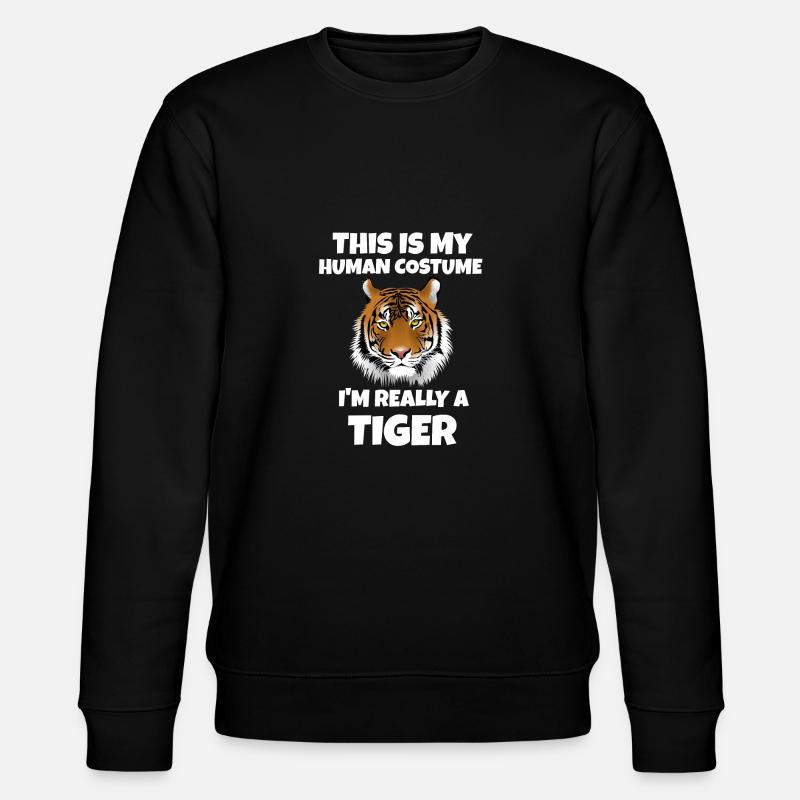 Tiger - Stanley/Stella CHANGER Unisex Organic Sweatshirt - black