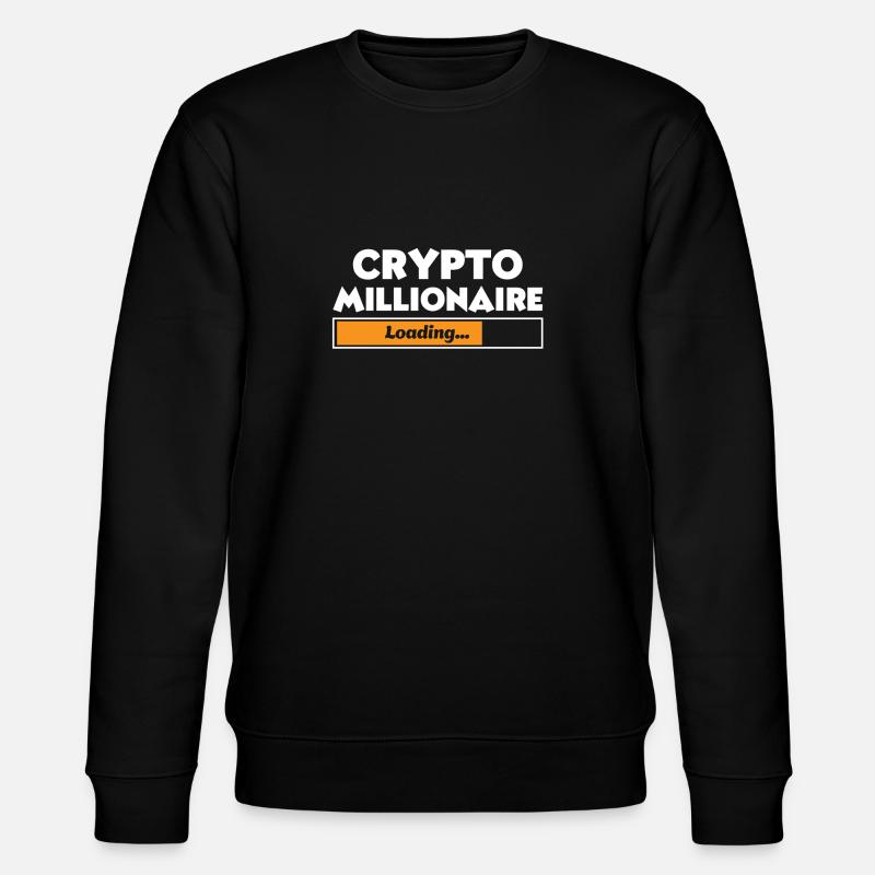 Crypto Millionnaire - Sweat bio CHANGER Stanley/Stella Unisexe - noir