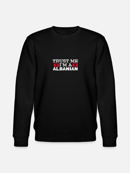 Albanian eagle - Stanley/Stella CHANGER Unisex Organic Sweatshirt - black